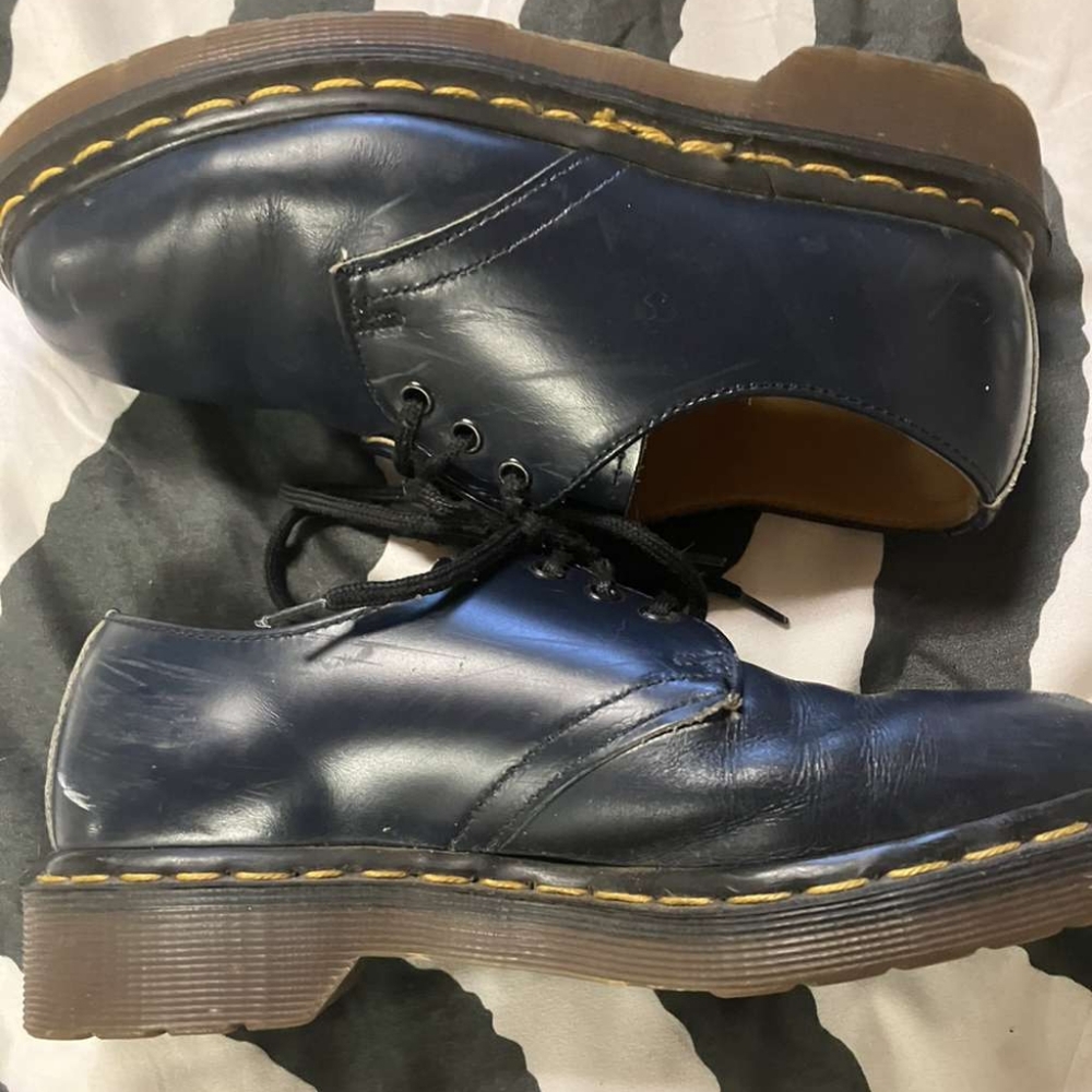 Vintage doc marten kids 3/women's 5navy blue